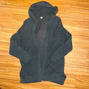 Aerie Knit Hooded Cardigan